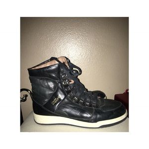 Alexander McQueen x Puma black high tops